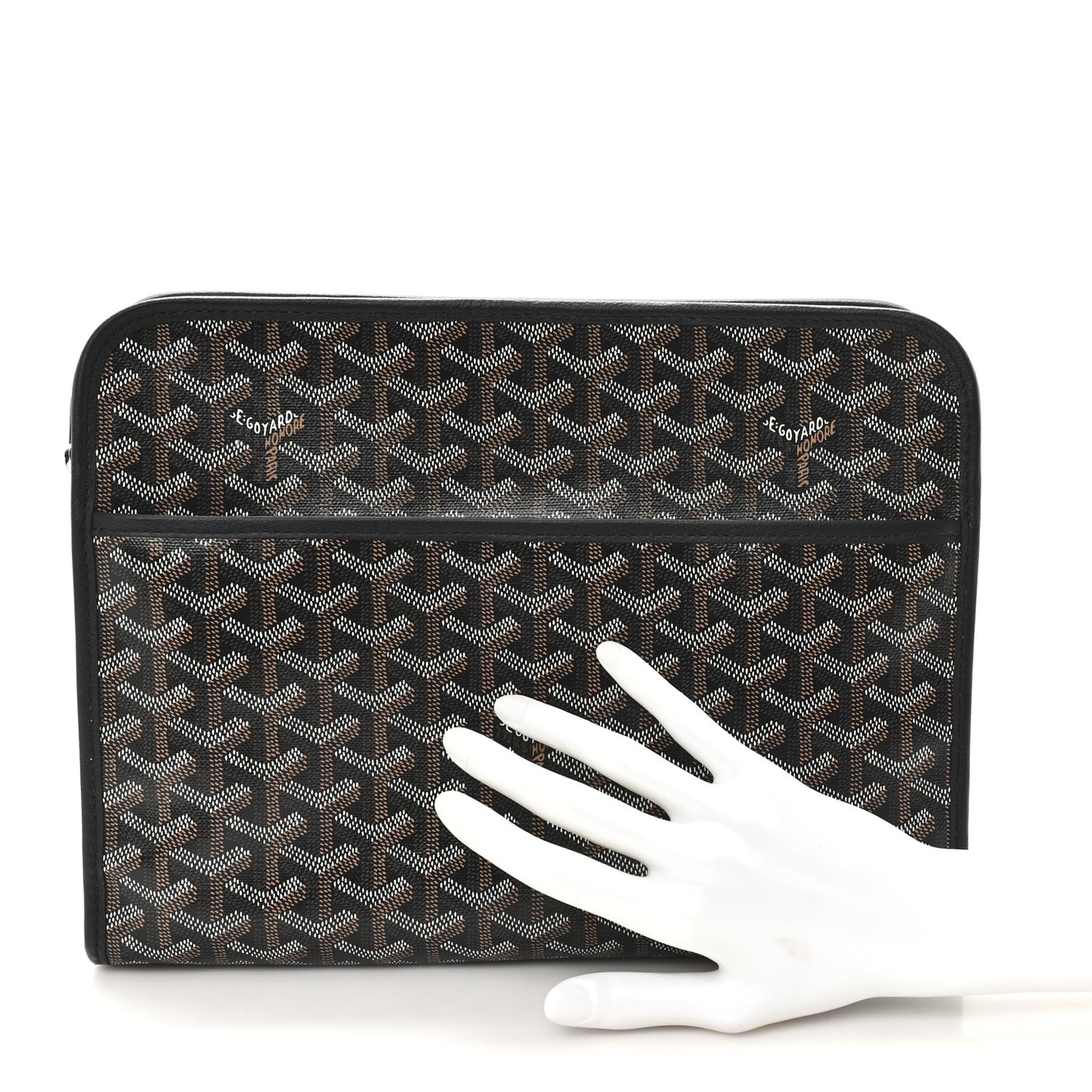 Goyardine Jouvence GM Toiletry Pouch Black