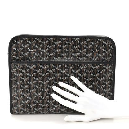 Goyard Goyardine Jouvence GM Toiletry Pouch Black 2 of 7