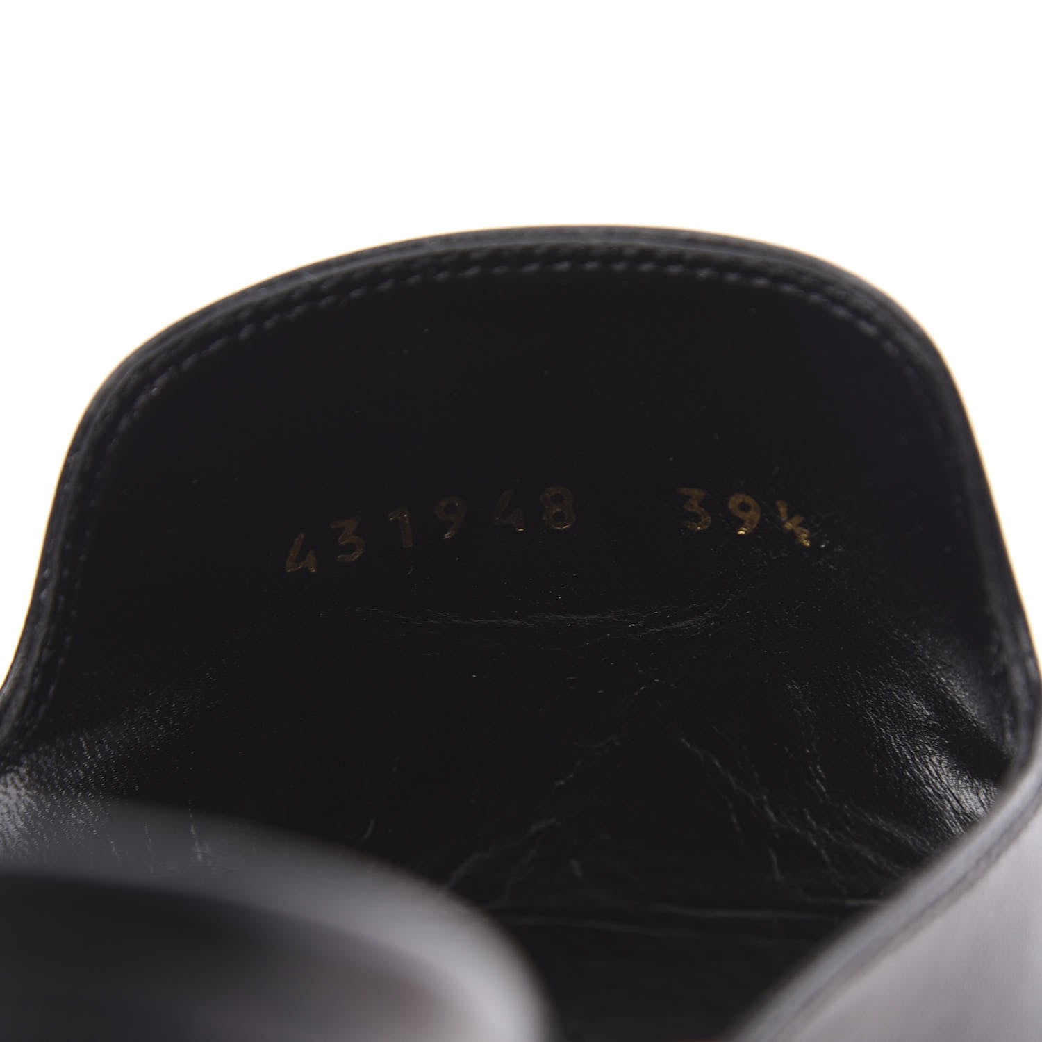 Gucci Malaga Kid Horsebit Slide Sandals 39.5 Black 8 of 9