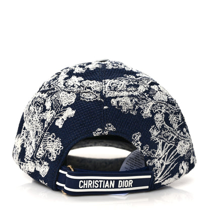 Christian Dior Cotton Embroidered Dioriviera Baseball Cap 57 Blue 6 of 8