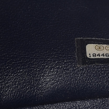 Chanel Caviar Quilted Jumbo Double Flap Dark Purple 7 of 7