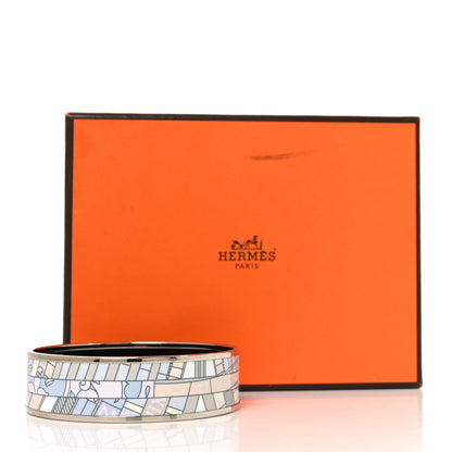 Hermes Enamel Printed Wide Astrologie Nouvelle Bracelet 70 6 of 6