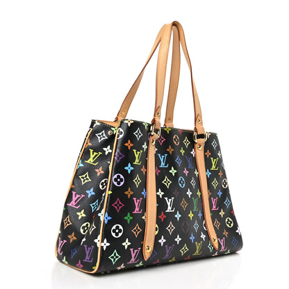Louis Vuitton Monogram Multicolor Aurelia MM Black 3 of 8