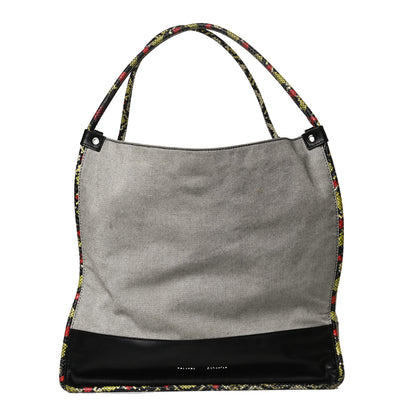 Proenza Schouler Ayers Canvas Large Tote Grey Multicolor 1 of 15