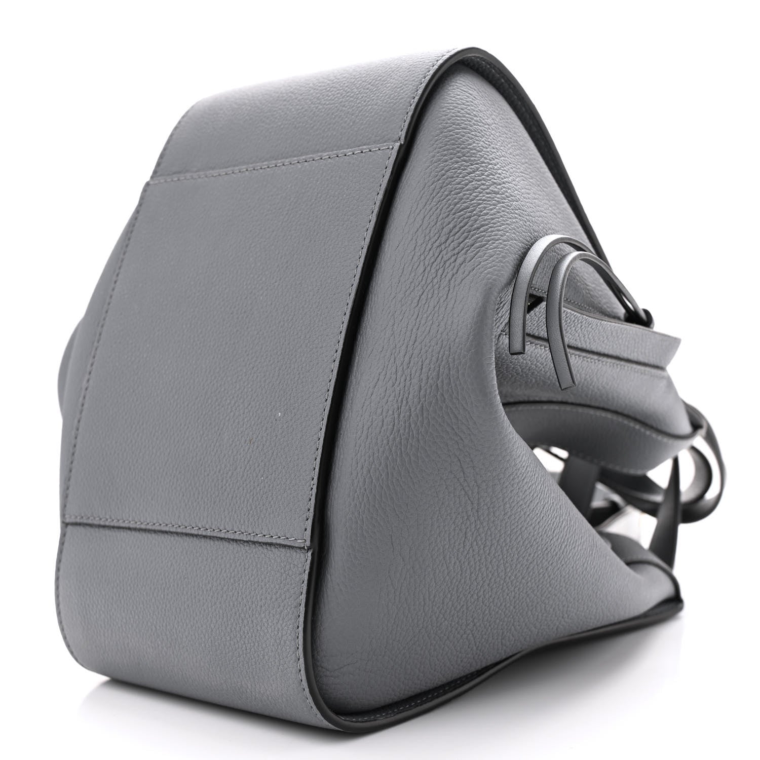 Loewe Grained Calfskin Small Hammock Shoulder Bag Asphalt 9 of 12