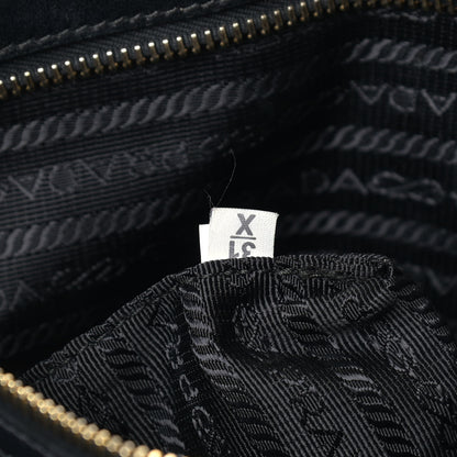 Prada Tessuto Nylon Gaufre Drawstring Tote Black 8 of 11