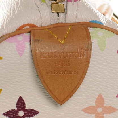 Louis Vuitton Monogram Multicolor Speedy 30 White 8 of 9