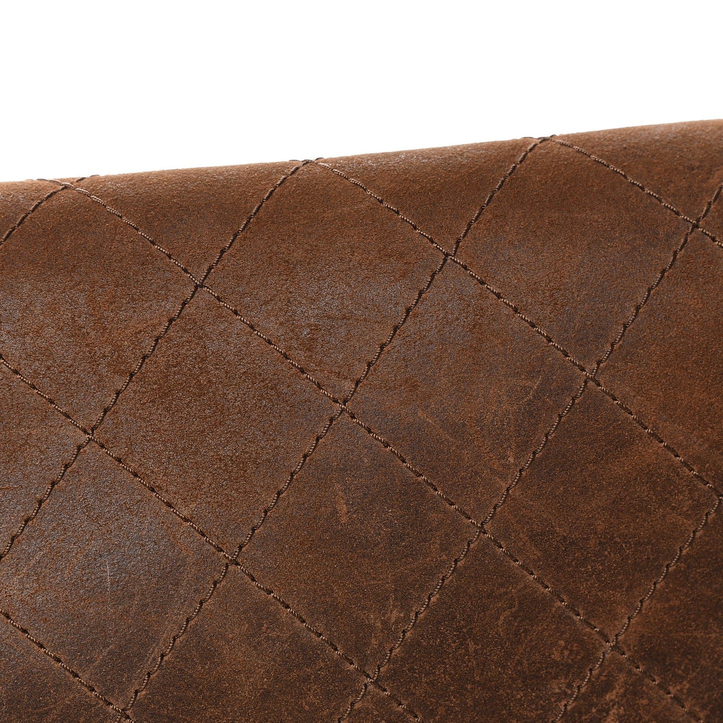 Nubuck Stitched Highlander Messenger Brown