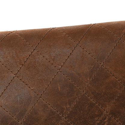 Chanel Nubuck Stitched Highlander Messenger Brown 10 of 17