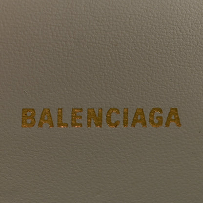 Balenciaga Shiny Calfskin Crocodile Embossed Hourglass Top Handle Bag XS White 6 of 13