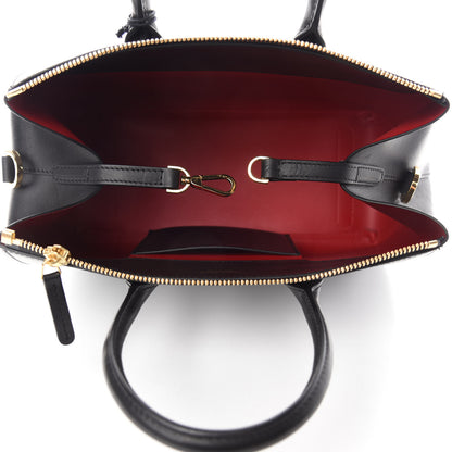 Mansur Gavriel Calfskin Mini Travel Crossbody Bag Black Flamma 5 of 9