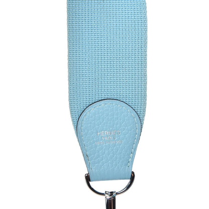 Hermes Taurillon Clemence Evelyne III PM Bleu Atoll 8 of 10