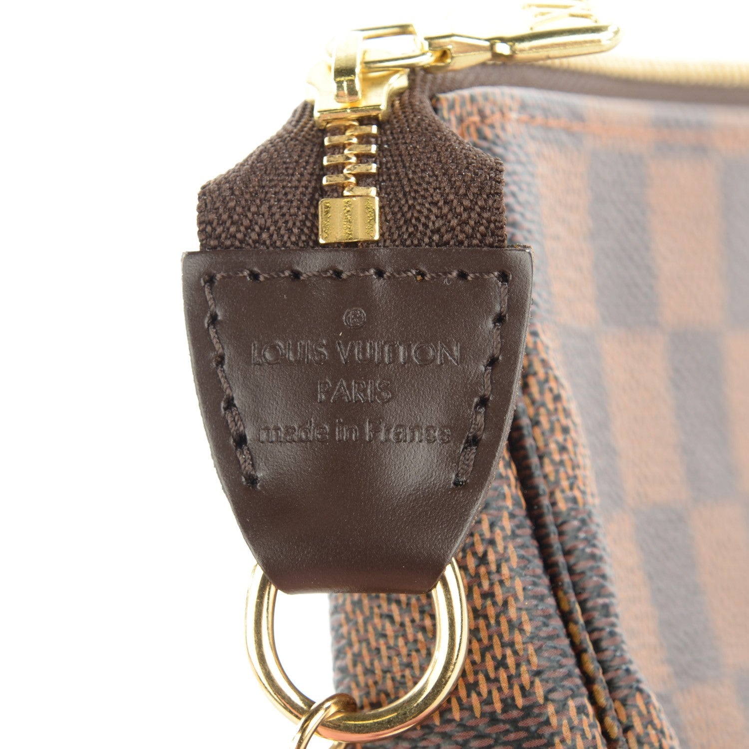Louis Vuitton Damier Ebene Complice Trunks and Bags Mini Pochette Accessories Red 5 of 7