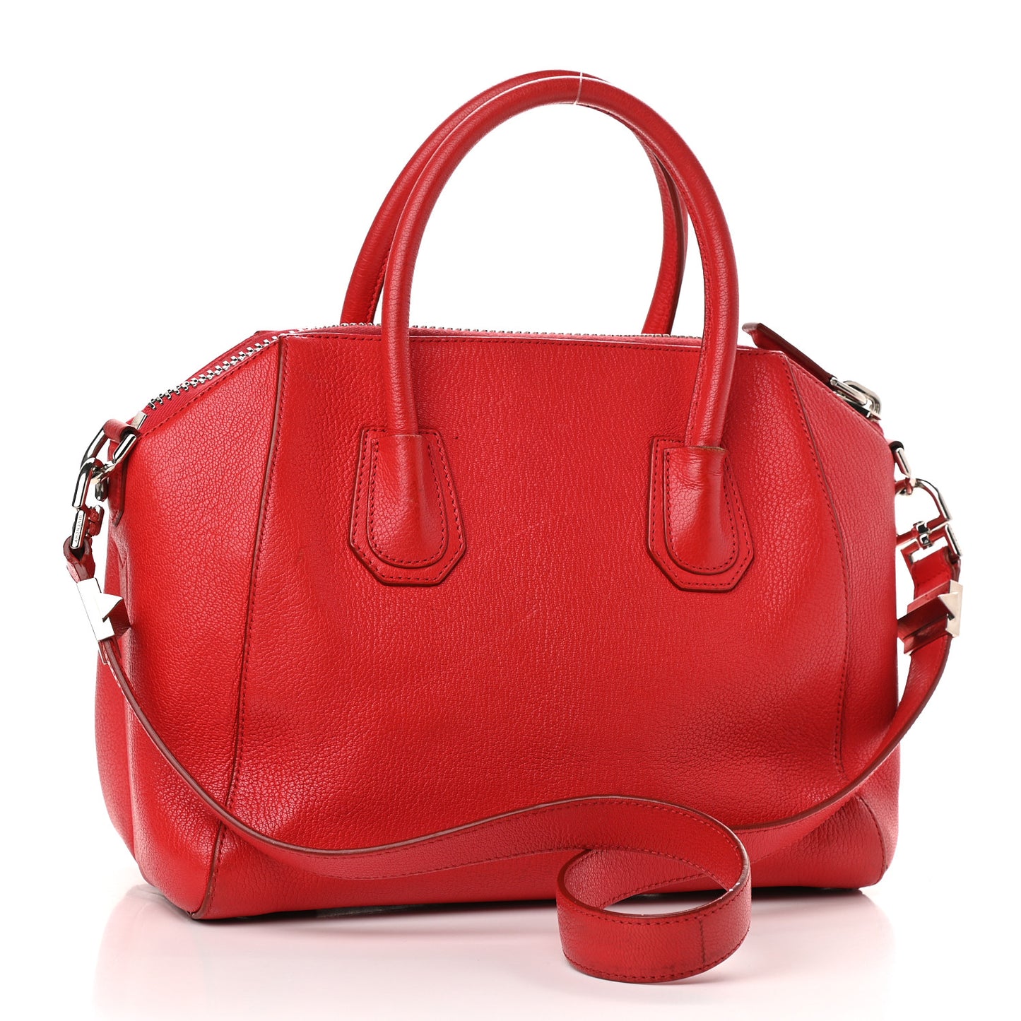 Sugar Goatskin Small Antigona Red
