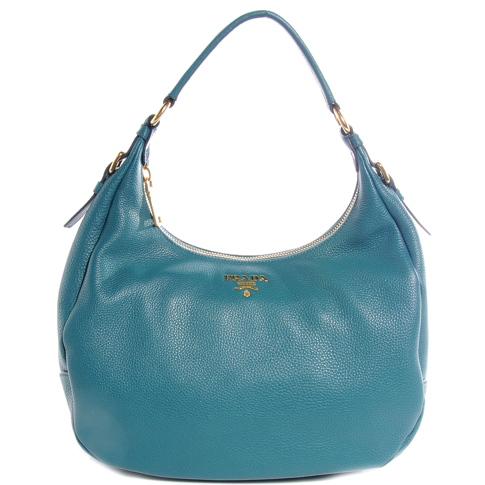 Prada Vitello Daino Hobo Ottanio 1 of 9