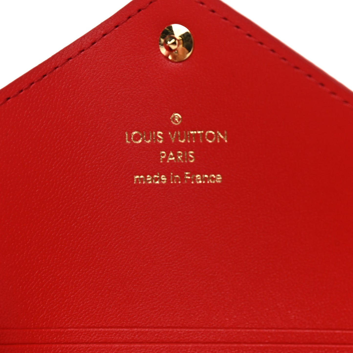 Monogram Medium Kirigami Pochette Insert Coquelicot