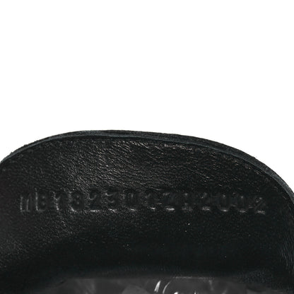 Hermes Goatskin Mens Saga Loafers 43.5 Black 10 of 11