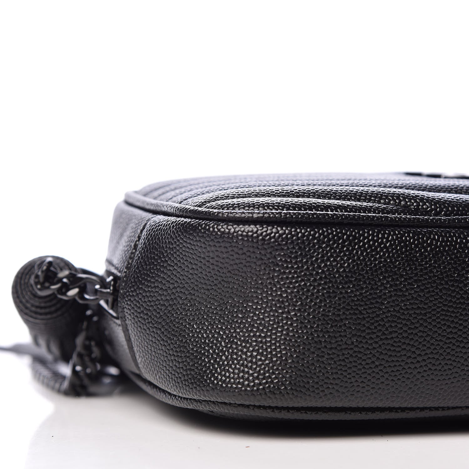 Saint Laurent Grain De Poudre Matelasse Monogram Mini Lou Camera Bag Black 5 of 10