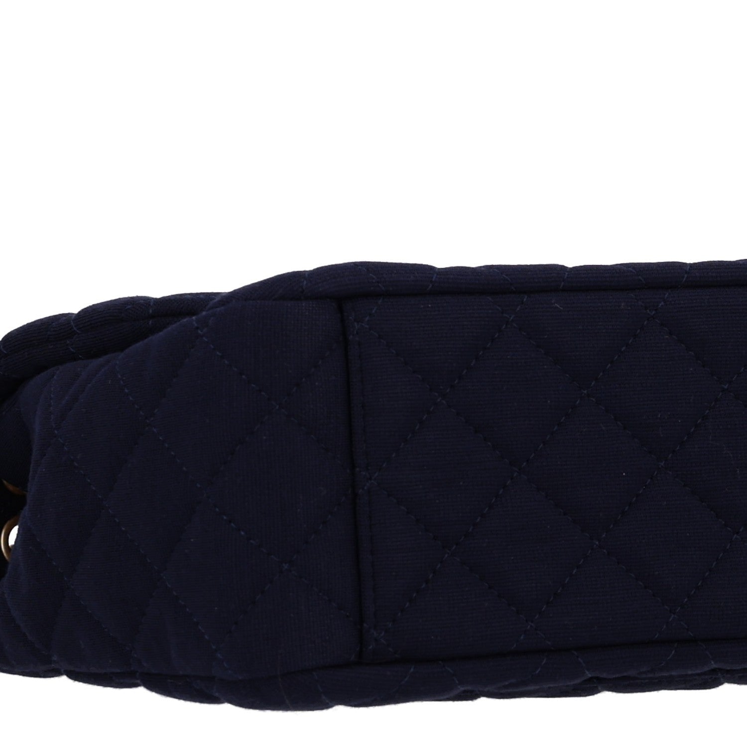 Chanel Jersey Quilted XL Jumbo Flap Navy 10 of 11