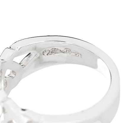 Tiffany Sterling Silver Paloma Picasso Loving Hearts Ring 54 7 5 of 6