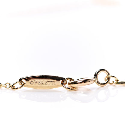 Tiffany 18K Yellow Gold Diamond .12ct Elsa Peretti Diamonds by the Yard Pendant Necklace 5 of 6