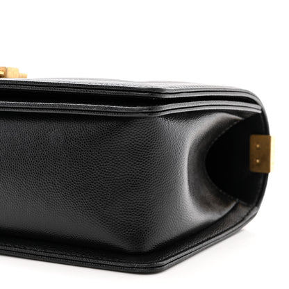 Chanel Caviar Quilted Medium Boy Flap Black 10 of 10