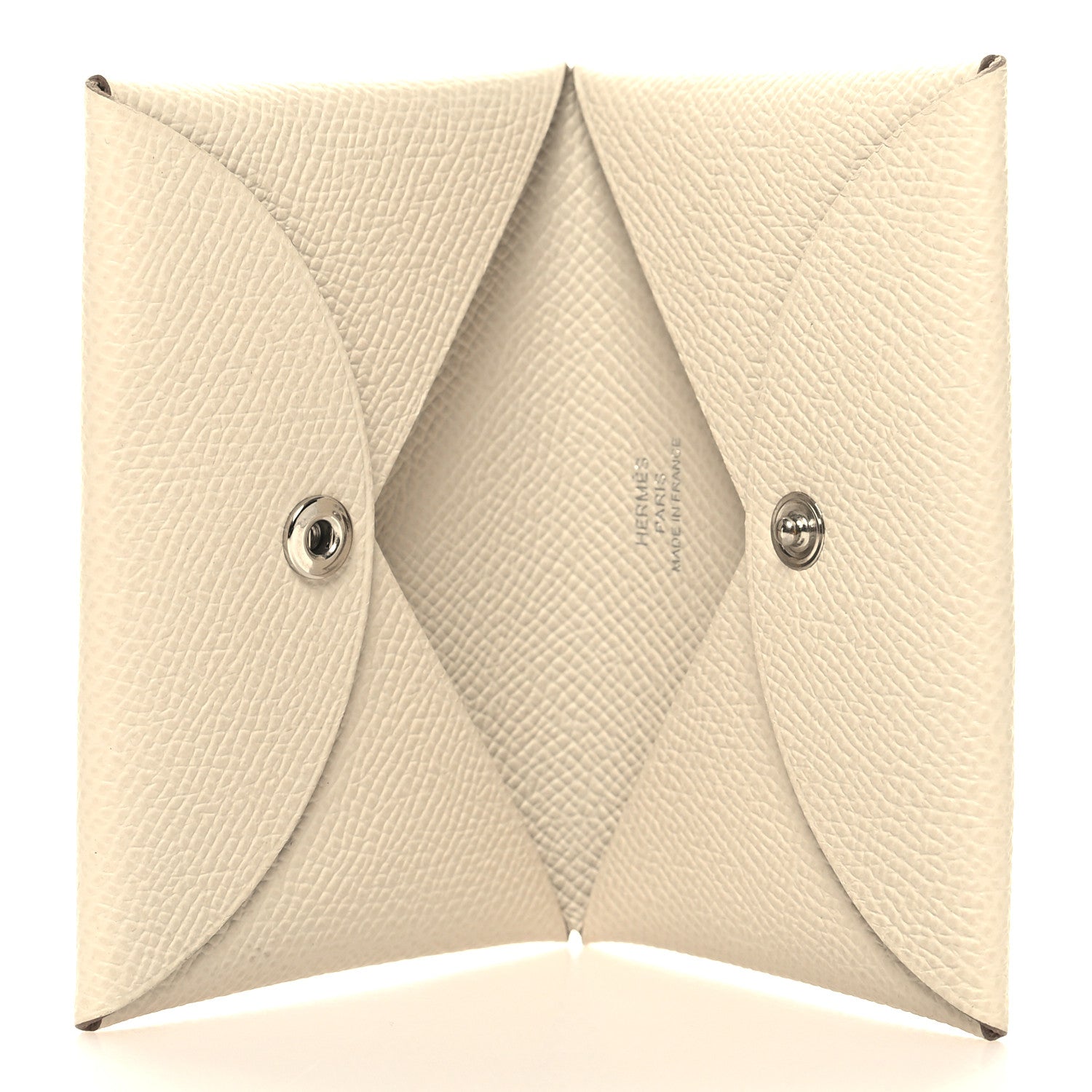 Hermes Epsom Calvi Card Case Craie 5 of 11
