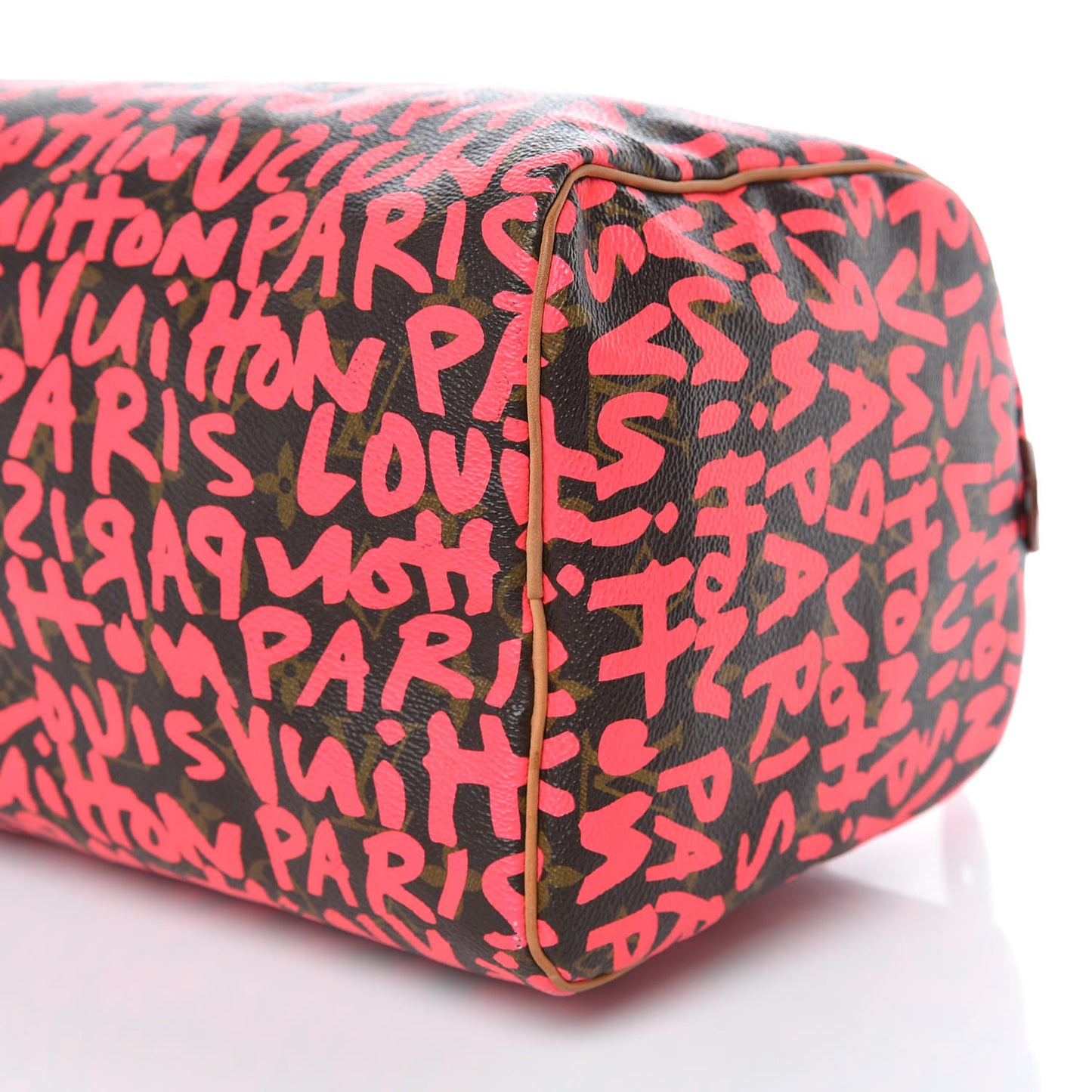 Monogram Graffiti Speedy 30 Fuchsia
