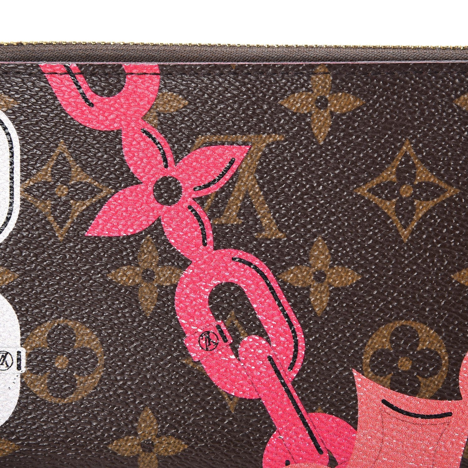 Louis Vuitton Monogram Bay Zippy Wallet Rose Ballerine Poppy 9 of 12