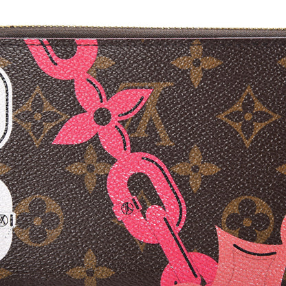 Louis Vuitton Monogram Bay Zippy Wallet Rose Ballerine Poppy 9 of 12