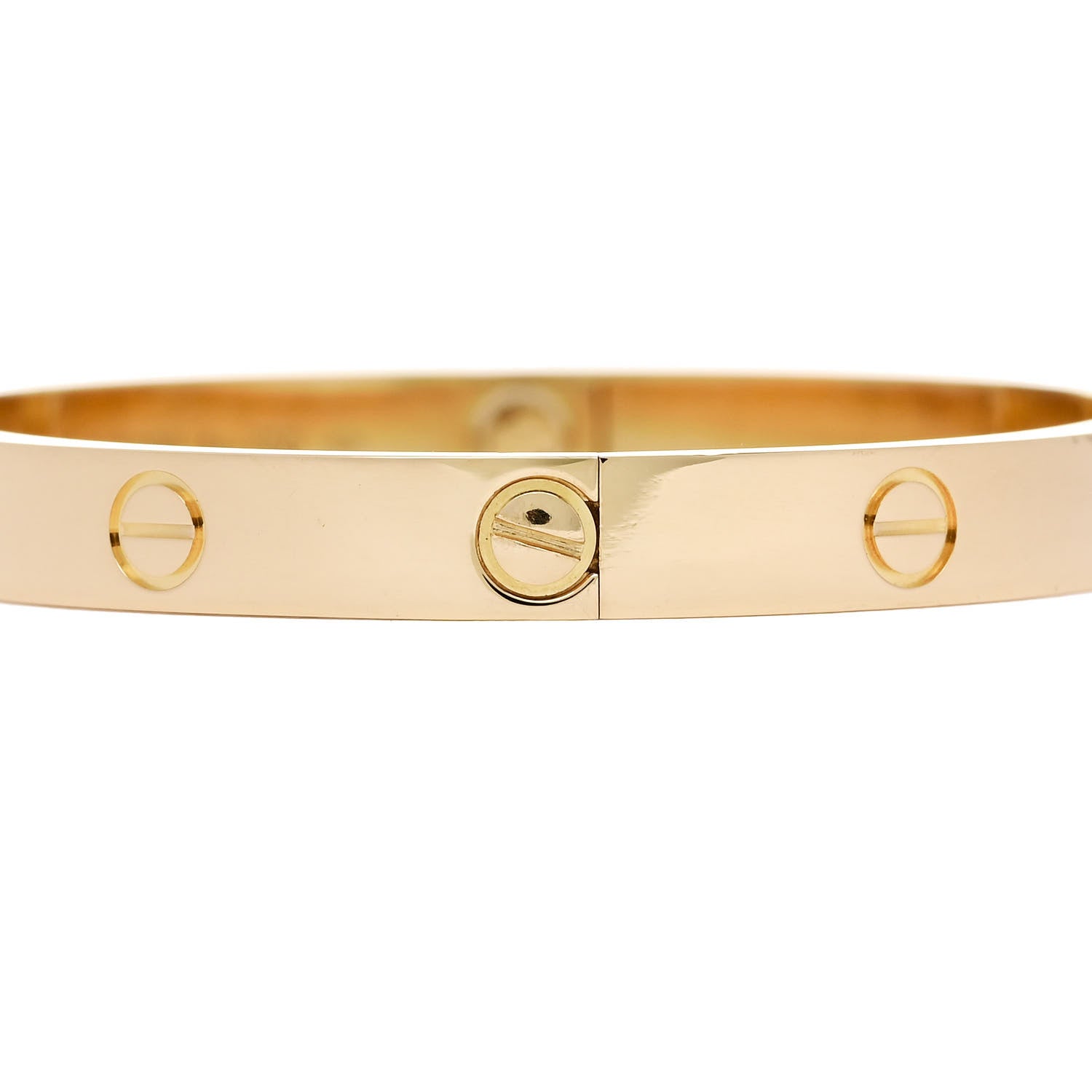 Cartier 18K Yellow Gold LOVE Bracelet 17 4 of 8