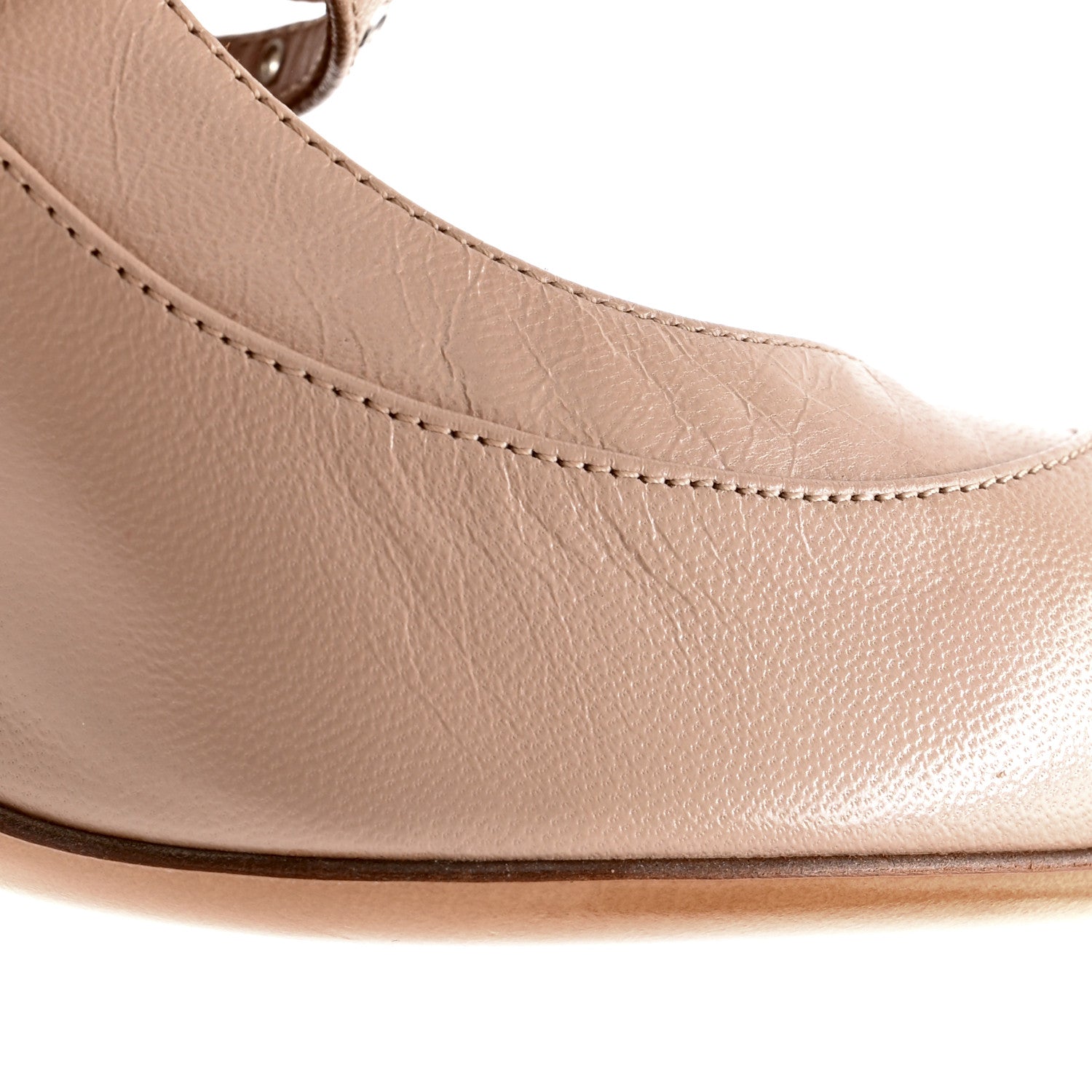 Valentino Garavani Nappa Love Latch 100mm Pumps 41 Poudre 9 of 11