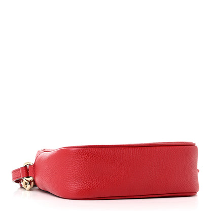 Gucci Pebbled Calfskin Small Soho Disco Bag Vibrant Red 4 of 10