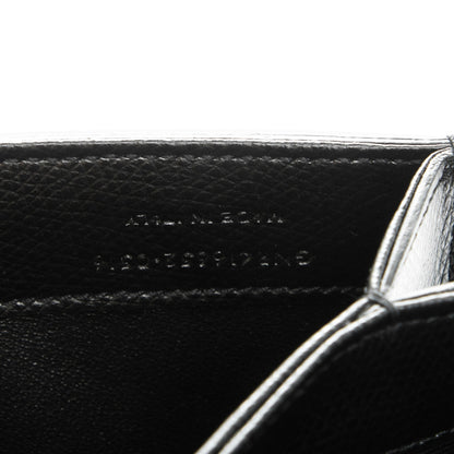 Saint Laurent Textured Calfskin Medium Classic Monogram Universite Bag Black 6 of 6