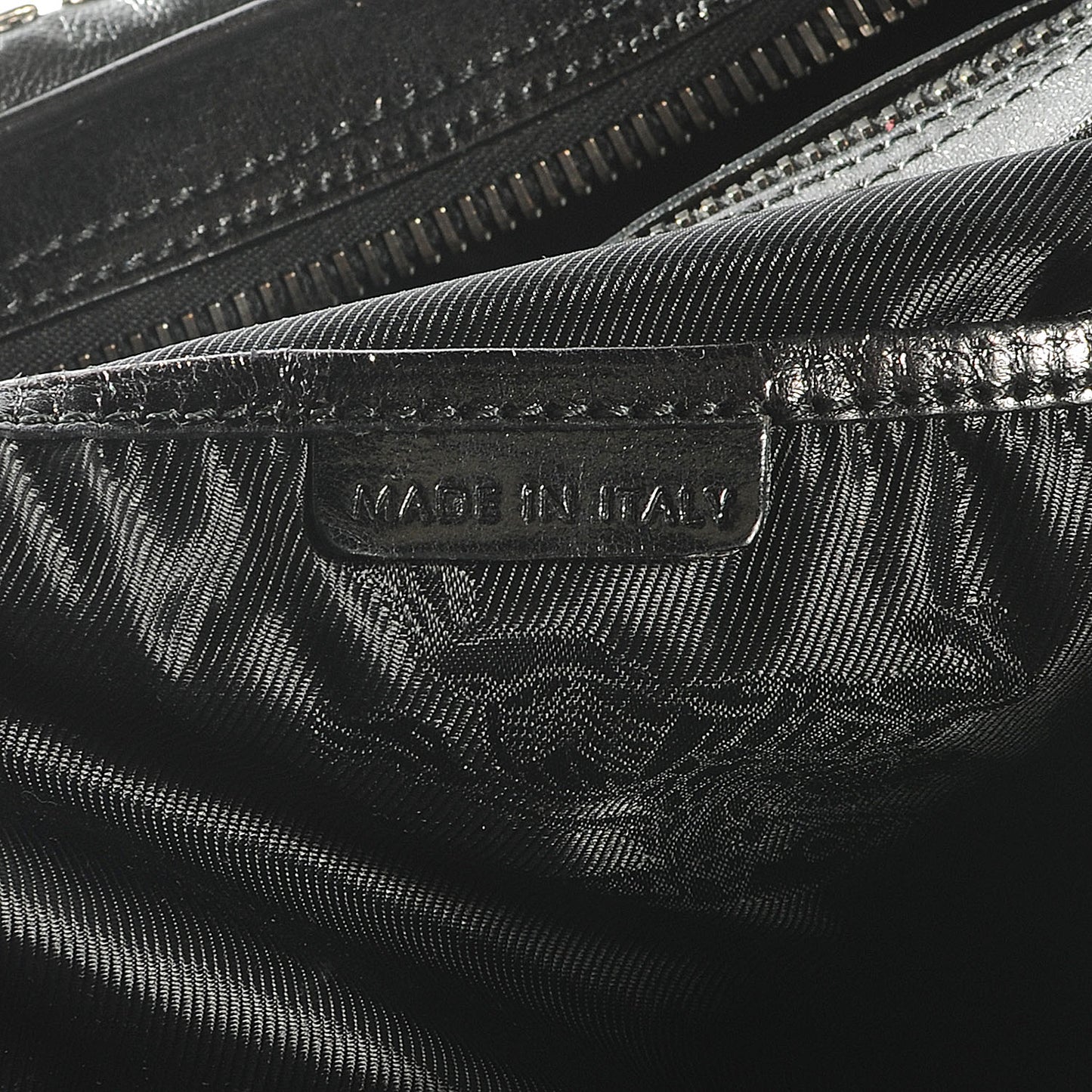 Prorsum Calfskin Studded Knight Satchel Black