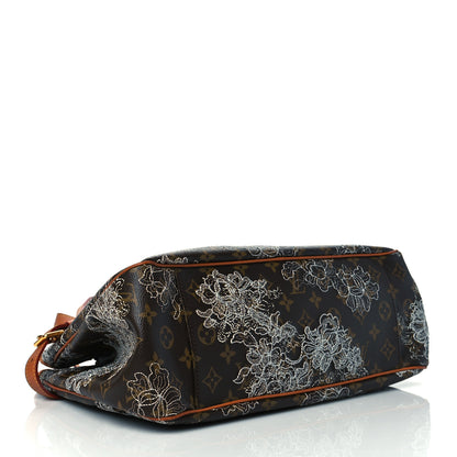 Louis Vuitton Monogram Dentelle Batignolles Horizontal Silver 4 of 9