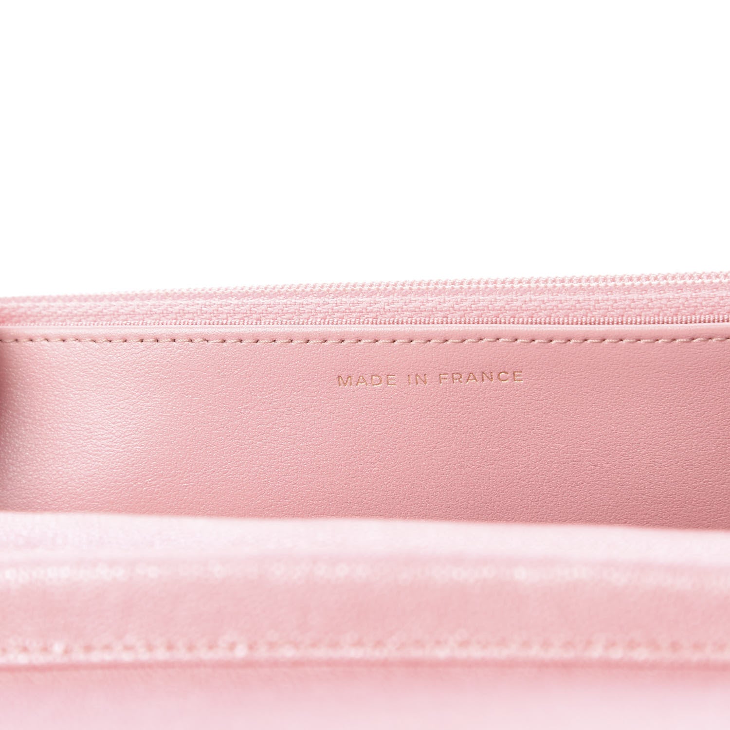 Chanel Iridescent Caviar Quilted Wallet on Chain WOC Rose Pink 7 of 12