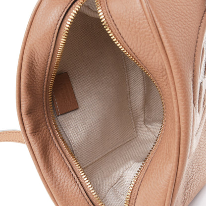 Gucci Pebbled Calfskin Small Soho Disco Bag Rose Beige 4 of 4