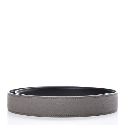Hermes Box Togo 32mm Belt Strap 90 Etain Black 2 of 6