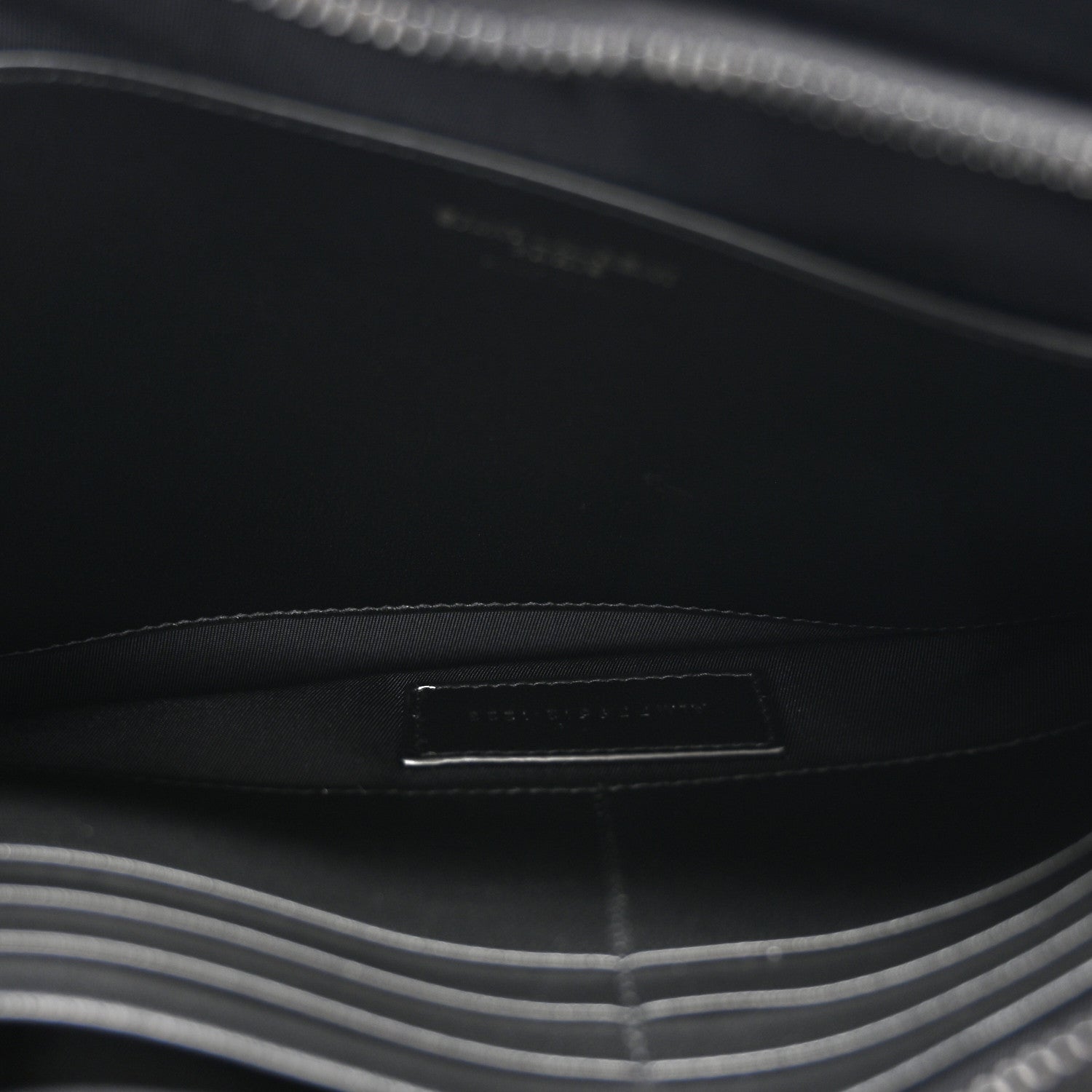 Saint Laurent Patent Calfskin Large Puffy Pouch Black 5 of 7