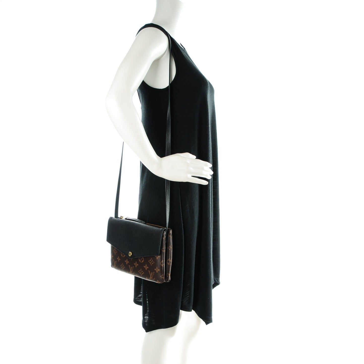 Monogram Twice Pochette Black