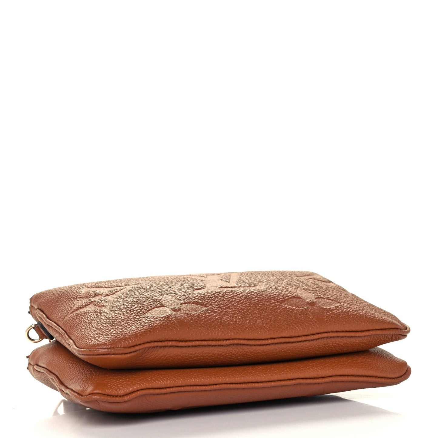 Empreinte Monogram Giant Double Zip Pochette Caramel