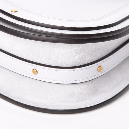 Chloe Calfskin Suede Small Nile Bracelet Bag Light Cloud 9 of 9