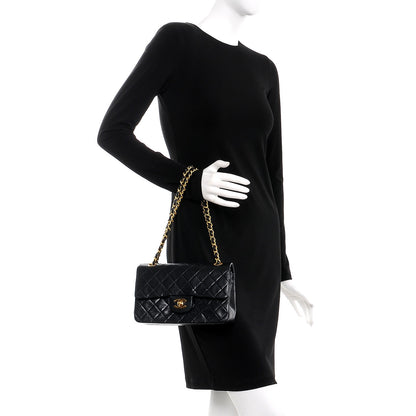 Chanel Lambskin Quilted Small Double Flap Black 3 of 12