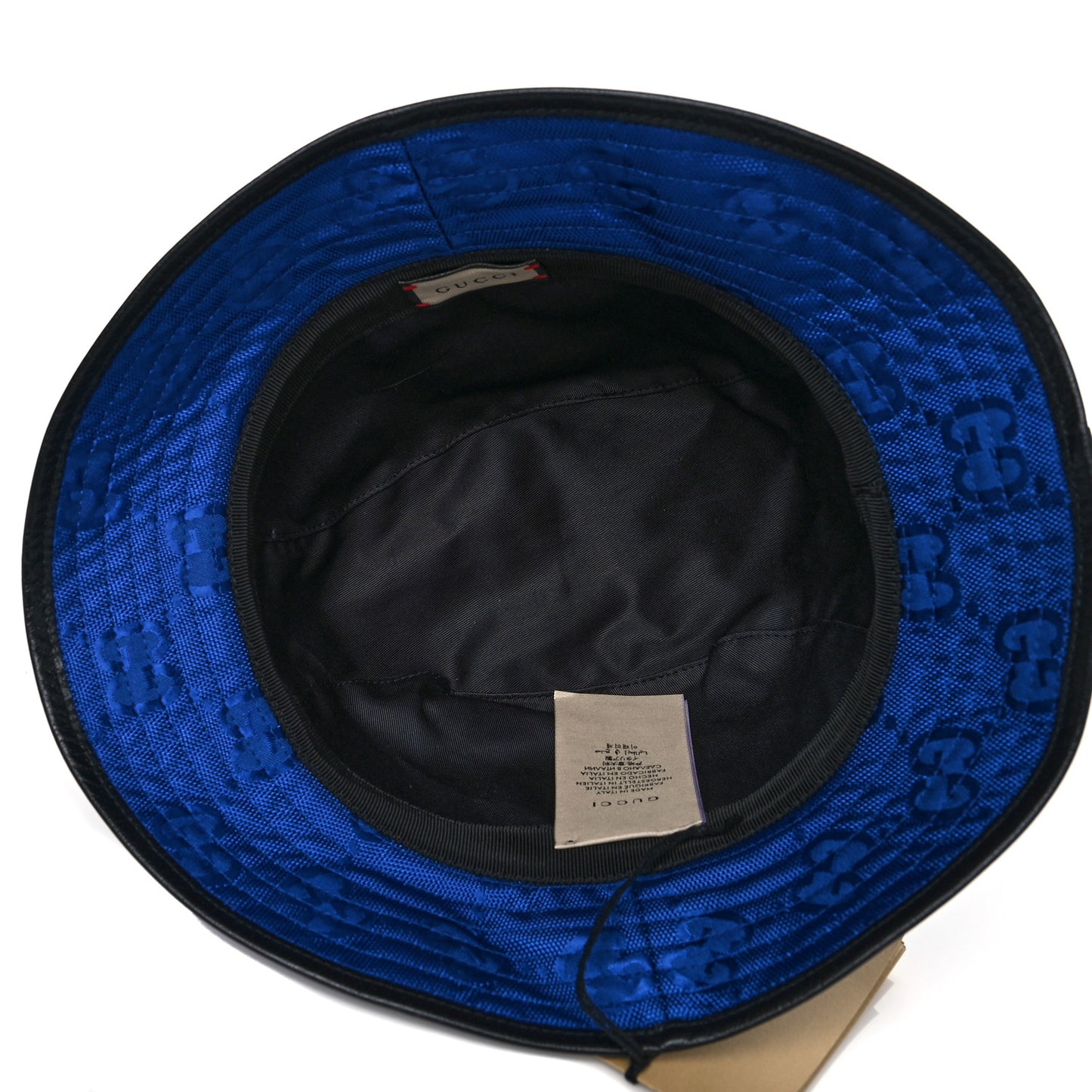 Econyl Nylon Monogram Off The Grid Will Bucket Hat Orient Blue Black