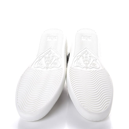Gucci Calfskin Web Studded Arrow Ace Sneakers 36.5 White 5 of 12