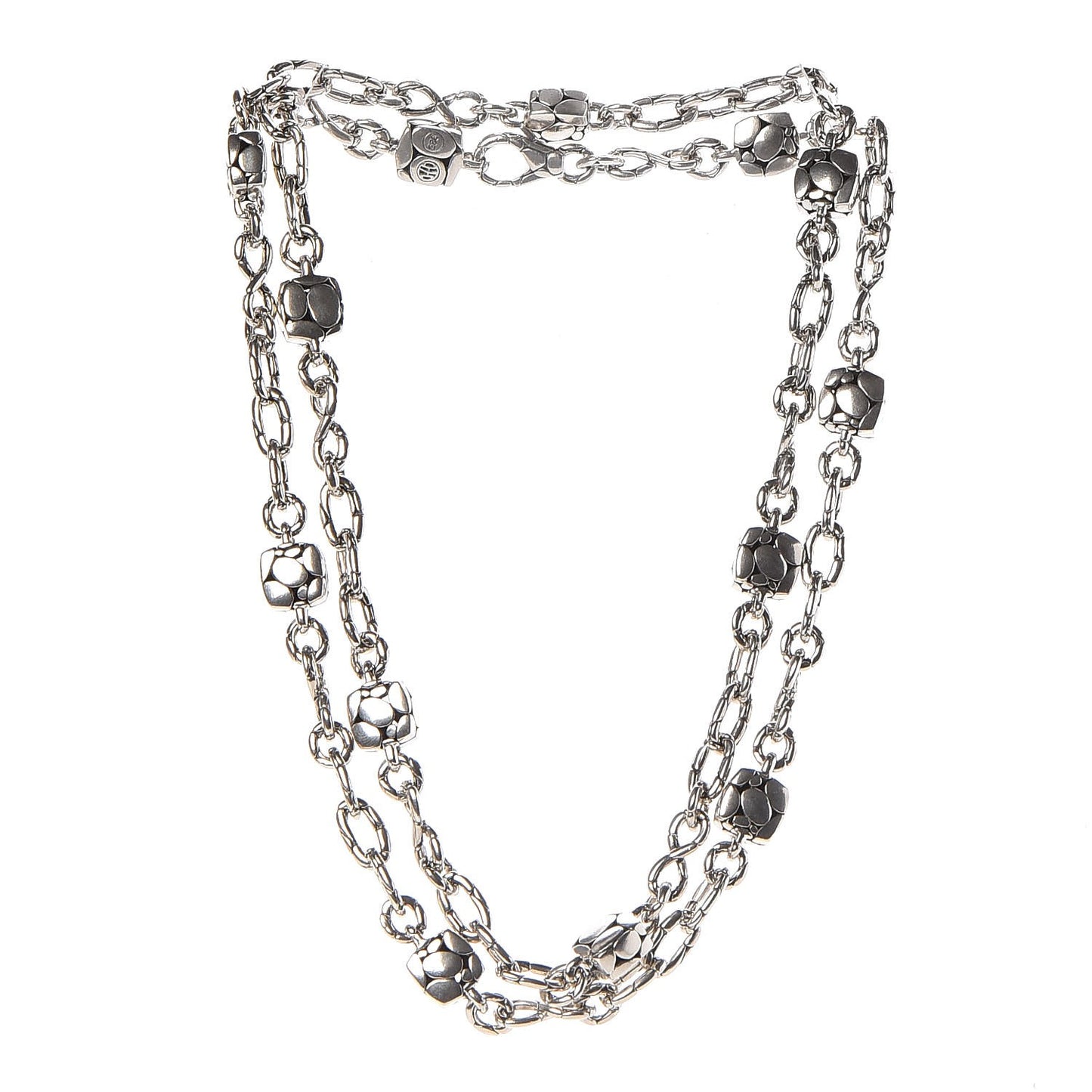 Sterling Silver Kali Station Necklace