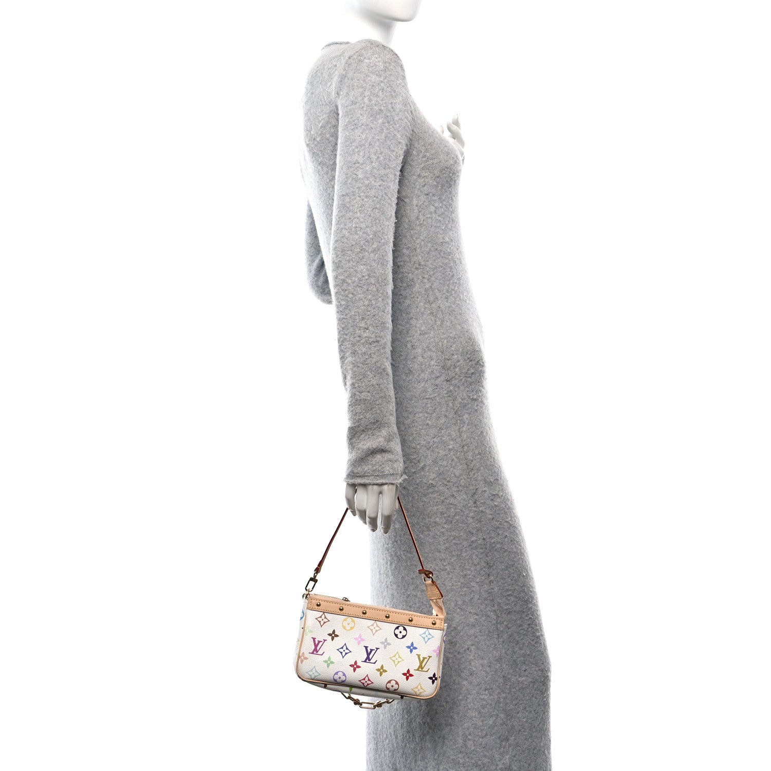 Louis Vuitton LV X TM Monogram Multicolor Pochette Accessories White 2 of 9