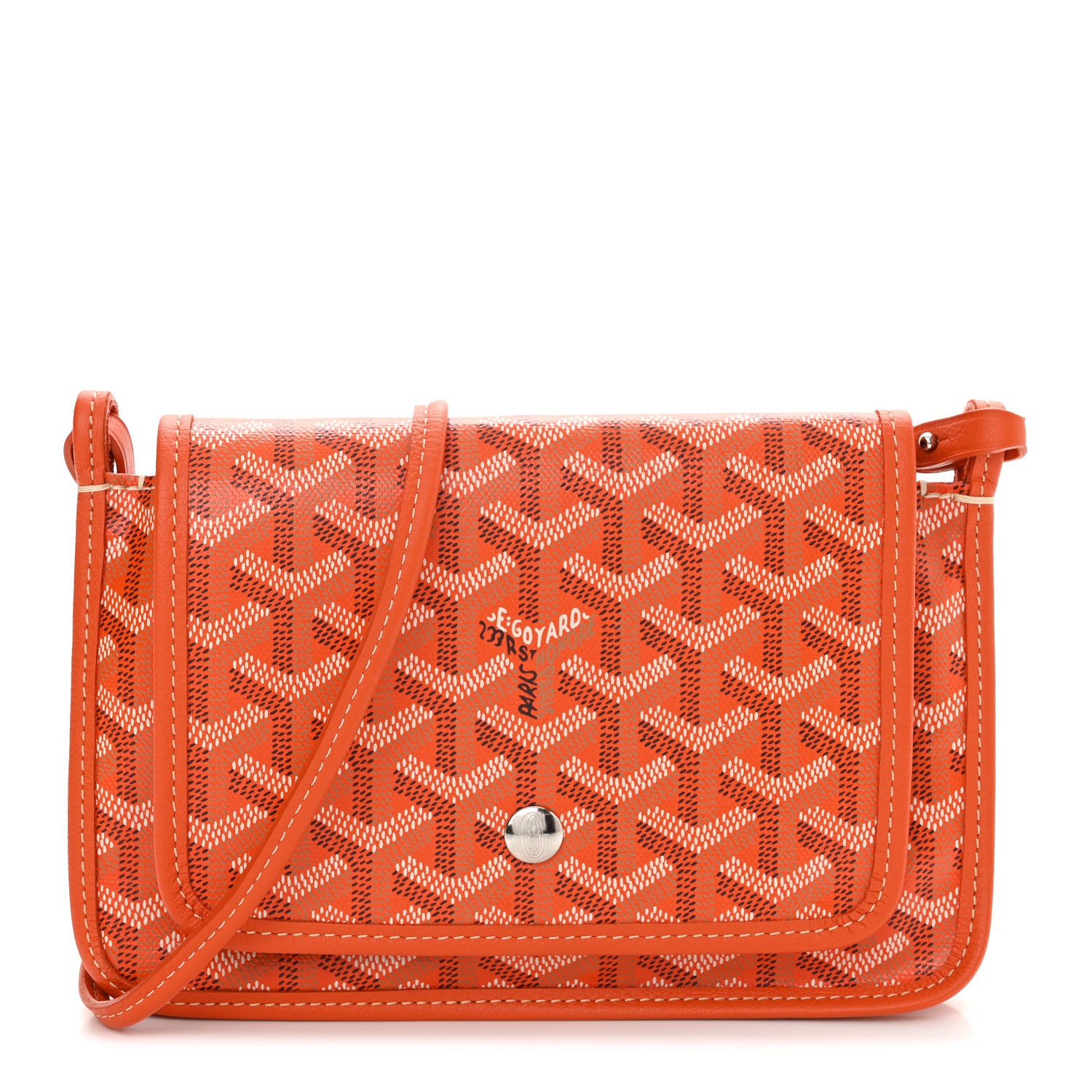 Goyard Goyardine Plumet Wallet Clutch Orange 1 of 11