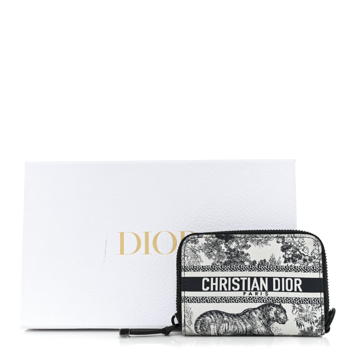 Christian Dior Technical Fabric Embroidered Toile De Jouy DiorTravel Detachable Card Holder Blue 11 of 11